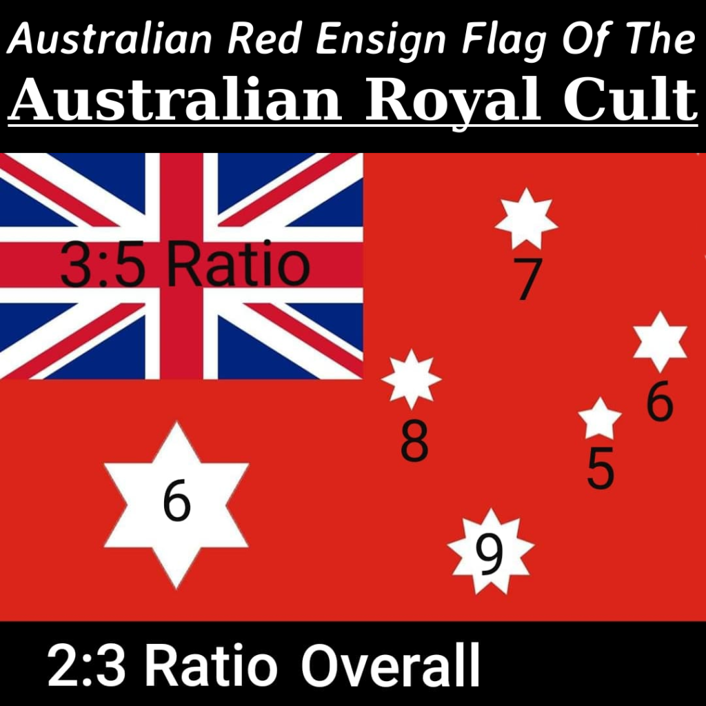 Australian Royal Cult Flag, Bow To Your King Steven Spiers